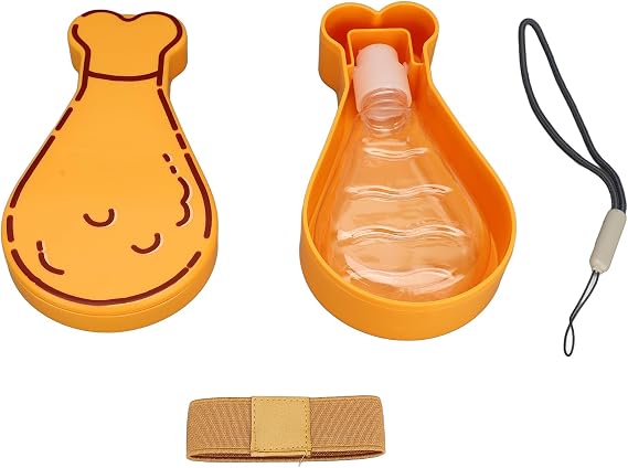 Botella Portátil 2 en 1 para Agua y Alimento de Perros y Gatos